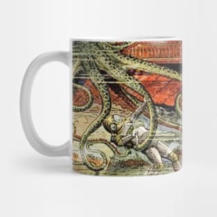 Search For A Sunken Island - Comic Book Cover Mug